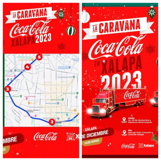 Gobernantes Regresa la Caravana Coca Cola a Xalapa